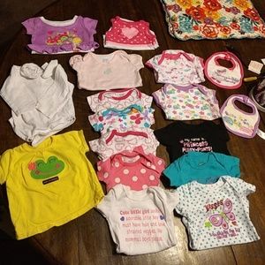 Onesies/shirt 0-3 size lot